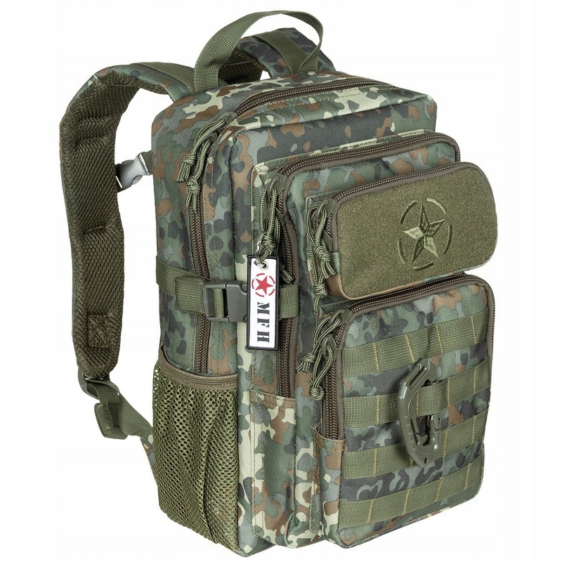 Detký batoh MFH US Assault Youngster 15 L Flecktarn - Praktický a odolný